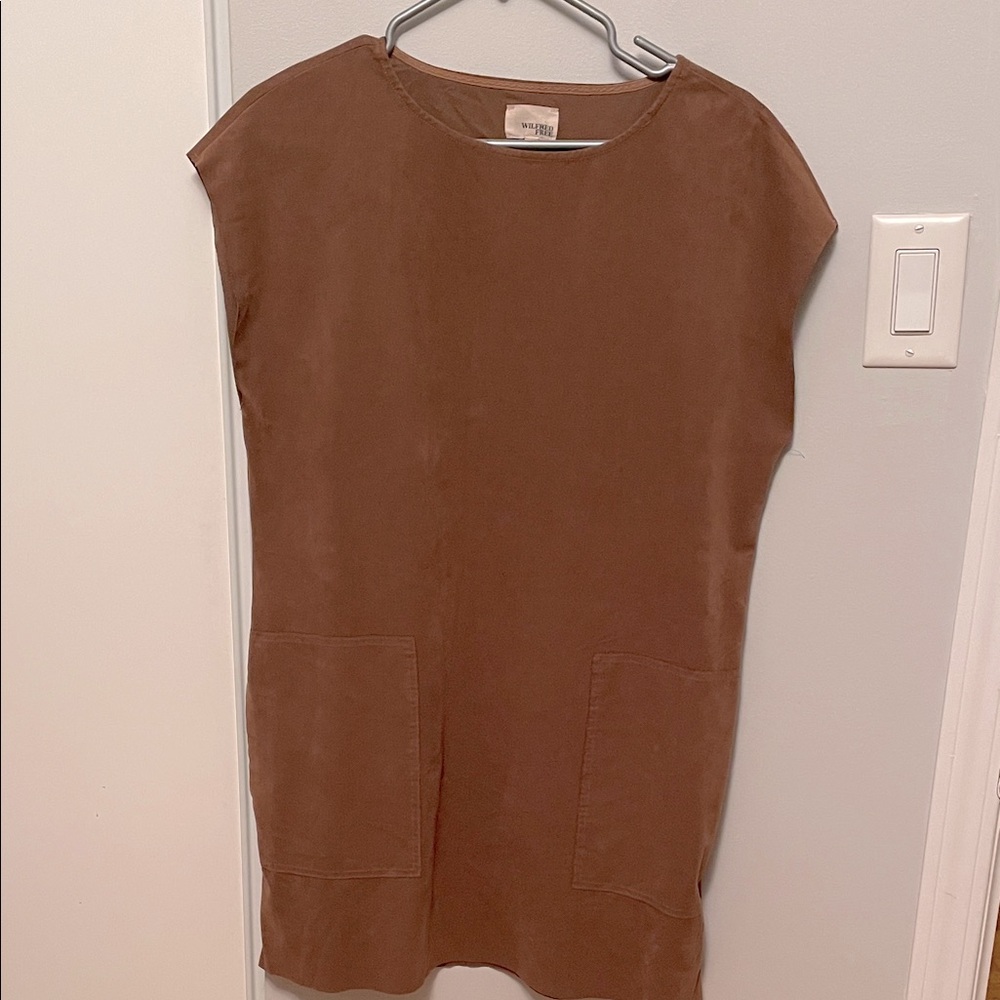 Wilfred Camel  Brown Mid length  Dress with pockets
